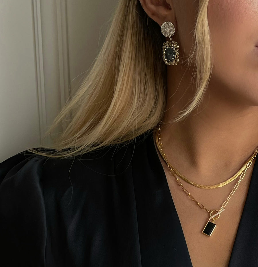 Zariah Luxe 18K Gold Snake Chain Choker Necklace