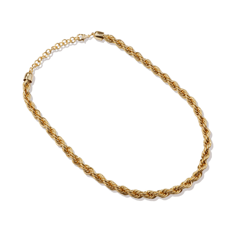Andie 14K Gold Chunky Twisted Necklace