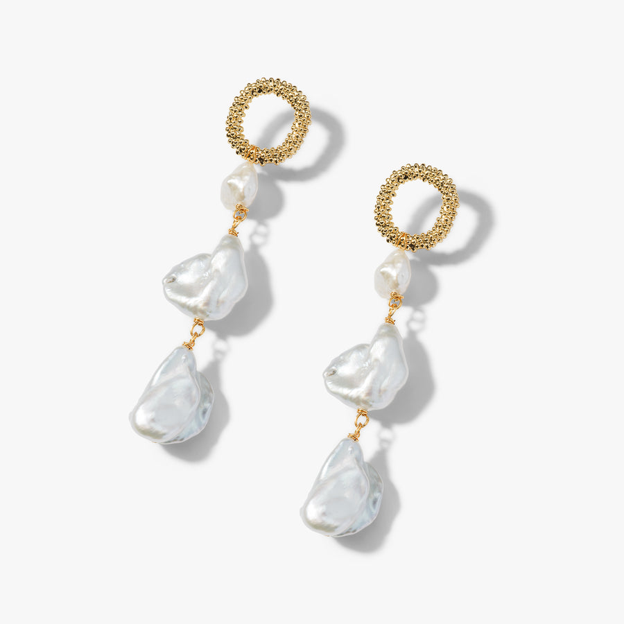 Abigail Baroque Pearl Drop Earrings