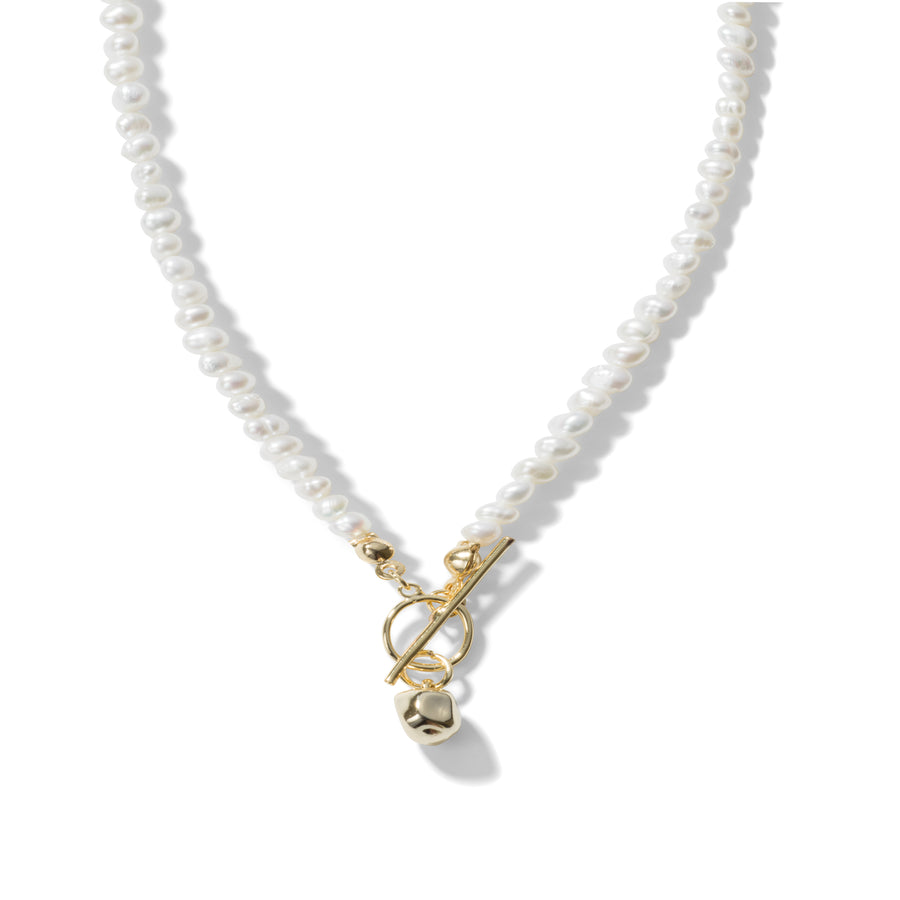 Margeaux Luxe 14K Gold Baroque Pearl Pendant Choker